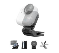 TELESIN Clip per cappello Magnetica per Insta360 Go Ultra, Magnete N52 Potente Supporto Cappello & Spallaccio Zaino, Rotazione 360° & Inclinazione 240°, Supporto POV Mani Libere