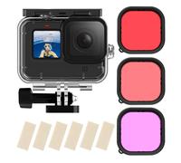 TELESIN Custodia impermeabile per GoPro Hero 9, 50 m di profondità subacquea per