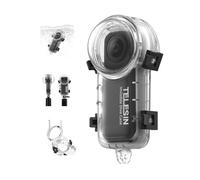 TELESIN Custodia impermeabile per Insta360 X4, Custodia subacquea fino a 50m/164ft, custodia subacquea protettiva per accessori per fotocamera Insta 360 X4, riprese subacquee versatili