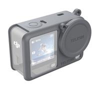 Telesin Custodia in silicone + copriobiettivo per DJI OSMO Action 6 (grigio)