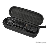TELESIN Piccola custodia rigida da viaggio per DJI Pocket 3 con cinghia da polso per DJI Osmo Pocket 3 accessori, mini dimensioni protettive, accessorio da viaggio per DJI, Nero , Custodia rigida