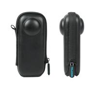 TELESIN Custodia portatile per Insta360 X4, custodia rigida da viaggio per accessori Insta360 X4, resistente all'acqua, mini custodia protettiva rigida in PU accessori per fotocamera