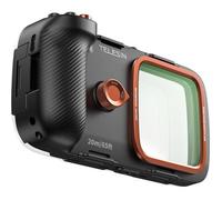 Telesin Custodia sommergibile per smartphone con pulsanti e pompa a vuoto