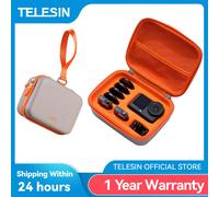TELESIN DisAdv Action Camera Storage Bag per DJI Osmo Action 6 5pro 4 Box Custodia protettiva impermeabile Scatola di immagazzinaggio Accessori Borsa