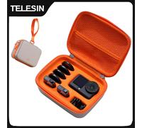TELESIN DisAdv Custodia portatile per Action Camera Custodia per DJI Osmo Action 6 5pro 4 Borsa protettiva impermeabile con scatola di immagazzinaggio