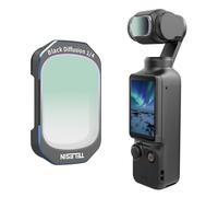 TELESIN Filtro Magnetico Black Diffusion 1/4 per DJI Osmo Pocket 3 - Effetto Cinematografico Sognante con Effetto Nebbia, Telaio Ultra Sottile e Vetro Ottico HD Multistrato per Accessori Osmo Pocket