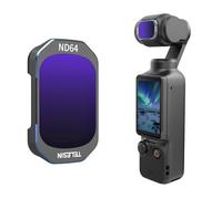 TELESIN Filtro ND64 Compatibile con Osmo Pocket 3 - Filtro a Densità Neutra con Installazione Magnetica, Vetro Ottico Multistrato per DJI Osmo Pocket 3, Accessori per Action Camera