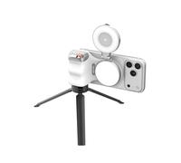 TELESIN Fun Shot Impugnatura + C03 Luce (Argento) + Treppiede Set