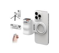TELESIN Fun Shot Impugnatura Smartphone, Magnetica Impugnatura per Smartphone con Telecomando Bluetooth Staccabile, Filettatura da 1/4, Compatibile con iPhone & Android, Selfie Vlog