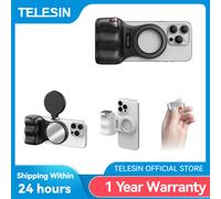 TELESIN Fun Shot Telefono Fotocamera Shoot Hand Grip Supporto per telefono magnetico Aiuto per riprese Maniglia per telecomando per iPhone e Android