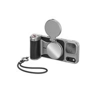 TELESIN Master Grip Kit per iPhone 17 Pro Max, Magnetica Impugnatura con C03 luce selfie+UV filtri, Creator kit integrata 3200mAh batteria, Ricarica Wireless, Custodia in Grafene per il Raffreddamento