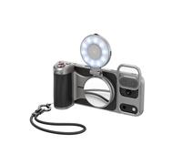 TELESIN Master Grip Kit per iPhone 17 Pro Max, Magnetica Impugnatura per iPhone 17 Pro Max con C03 luce Selfie+UV Filtri, Creator kit Integrata 3200mAh Batteria, Ricarica Wireless, Custodia in Grafene