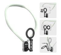 TELESIN° Max Magnetico di Lunghezza Estesa da Collo per Telefoni, POV/Vlog Supporto per Telefono da Collo, Collana Magnetica per Cellulare con Fascia Toracica Anti-shock per iPhone Android (Verde)