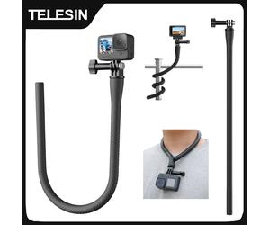 TELESIN Mini Action Camera Mount per Gopro Insta360 DJI Action Mini Camera Octopus Treppiede Supporto per telefono Clip di supporto Supporto flessibile
