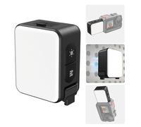 TELESIN Mini luce video con sgancio rapido magnetico per DJI Osmo Action 6/5 Pro/4/3, luce di riempimento per fotografia con batteria da 800 mAh, luce fotografica portatile per vlogging