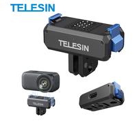 TELESIN Per DJI OSMO Nano Magnetico Qucik Rilascio Adattatore di Ricarica a Due Artigli Montaggio Doppio Artiglio Interfaccia Accessori per Action Camera