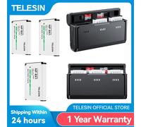 TELESIN Per SONY NP-BX1 Batteria 3 Vie Caricatore Veloce Box Per Sony FDR-X3000R ZV-1 RX100 M7 AS300 HX400 HX60 WX350 AS300V E Altri