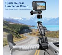 TELESIN S3-HBM-01 Aluminium-Fahrradlenkerklemmhalterung, 360 drehbar