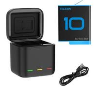 Telesin Scatola caricabatteria tripla + 1 batteria GoPro 9/10/11/12