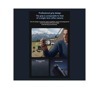 TELESIN Selfie Grip for 17 Pro Max Vlog Handle with Fill Light Camera Adapter for Enhanced Photography
