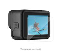 TELESIN Set di 3 pellicole protettive in vetro temperato per lo schermo e l'obiettivo, compatibili con la videocamera d'azione GoPro Hero 9 Black.