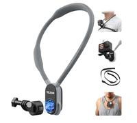 TELESIN° Sgancio Rapido Supporto da Collo per GoPro, Supporto Magnetico per X4 X3, DJI Osmo Action 5 Pro 4 3, GoPro Hero 13 12 11 10 9 8 7 con Fascia Toracica Fissa, Action Camera Accessori