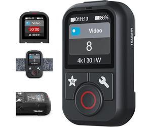 Telesin Smart Wireless WiFi 60 Metri Telecomando per GoPro Impermeabile Display LCD a Colori Smart Controller Include Fascia Sportiva Compatibile con Go Pro 13 12 Black Max Mini GoPro Action Camera