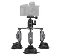 TELESIN Supporto PRO a tripla ventosa per GoPro