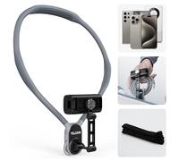 TELESIN° Supporto Collo per Telefono con Clip e Cintura Pettorale, Supporto per Selfie e Registrazione Video per iPhone, Samsung e Tutti i Telefoni