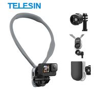 TELESIN Supporto magnetico per montaggio su collo in silicone a sgancio rapido per GoPro Hero Insta360 DJI Osmo Action Action Camera Accessori