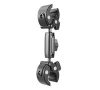 TELESIN Supporto Morsetto Doppio per Manubrio Moto/Bici