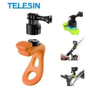 TELESIN Supporto per action camera in silicone a sgancio rapido Mini staffa morbida regolabile per Gopro Insta360 DJI OSMO Action