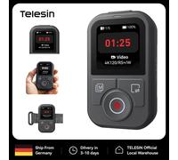 TELESIN T13 Telecomando Bluetooth Impermeabile per DJI Osmo Action 6 5 Pro 4 e Osmo 360, Schermo a Colori HD da 1,4'', Controllo Wireless fino a 50m, Attivazione e Scatto con un Solo Tocco, Batteria