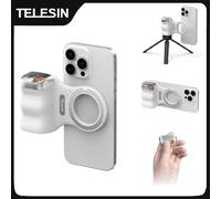 TELESIN Telefono magnetico Fotocamera Shoot Hand Grip Supporto per telefono Aiuto per il tiro Maniglia per telecomando per Iphone HUAWEI SAMSUNG Phone