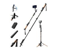 TELESIN TrekShot 3 in 1 Bastone Selfie Treppiede in Fibra di Carbonio
