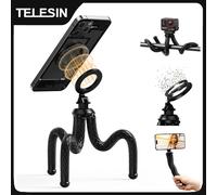Treppiede flessibile Telesin (a 3 gambe) magnetico per smartphone