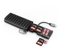 TELESIN° USB 3.1 312MB/S Lettore di schede SD, lettore di schede SD ad alta velocità Adattatore Micro SD USB C, memoria a doppio slot Type-C, supporto per schede SD/TF per fotocamere, smartphone