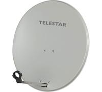 TELESTAR DIGIRAPID 60 S - Parabola Satellitare (60 cm, Acciaio, Supporto LNB da 40 mm) - Grigio Chiaro