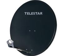 TELESTAR DIGIRAPID 80 A - Parabola satellitare (80 cm, alluminio, braccio feed stabile & di alta qualità) - Antracite