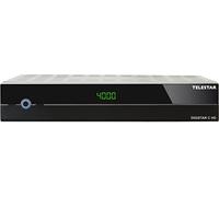 TELESTAR DIGISTAR C HD - Ricevitore DVB-C/cavo (HDTV, HDMI, Scart, lettore multimediale, elegante struttura in metallo) - Nero