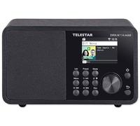 Telestar DIRA M 1 A Batteria Mobile Radio Digitale Radio Internet (DAB+ / DAB/FM/Internet, Batteria agli ioni di litio, WLAN Bluetooth 5.1, Display a Colori, Avviso di Emergenza EWF) Nero