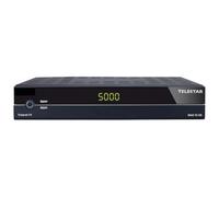 TELESTAR MAX T2 HD - Ricevitore DVB-T2 (compatibile anche con DVB-C, HDMI, SCART, custodia metallica) - Nero