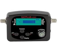 TELESTAR SATPLUS mini - Sat finder compatto, display LCD - Nero | Segnalazione acustica, regolazione della sensibilità, bussola