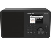 TELESTAR TOP 200 - DAB+/Internet Radio (mono, 10 Watt, Bluetooth Audio-Streaming & funzione di trasmissione, registrazione USB, sistema di allarme di emergenza, controllo app) - Nero