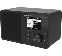 TELESTAR TOP 200 - DAB+/Internet Radio (mono, 10 Watt, funzione di trasmissione/ricezione Bluetooth, registrazione USB, sistema di allarme di emergenza, controllo app) - nero