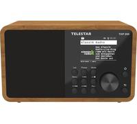 TELESTAR TOP 200 - Radio DAB+/Internet - Legno | Mono, 10 W, Bluetooth RX/TX, registrazione USB, sistema allerta emergenze, modalità hotel, app