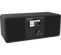 TELESTAR TOP 250 - DAB+/Internet Radio (stereo, 2 x 10 Watt, funzione di trasmissione/ricezione Bluetooth, registrazione USB, sistema di allarme di emergenza, controllo app) - nero
