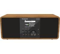 TELESTAR TOP 250 - DAB+/radio Internet, stereo - Legno | 2 × 10 watt, streaming audio Bluetooth e funzione trasmissione, registrazione USB, sistema di allarme di emergenza