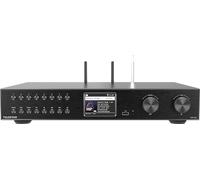 TELESTAR TOP 500 - Sintonizzatore HiFi (43 cm di larghezza, radio Internet/DAB+, funzione di trasmissione/ricezione Bluetooth, registrazione USB, servizi di streaming) - Nero