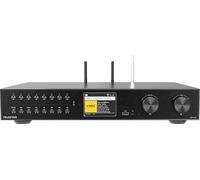 TELESTAR TOP 550 - Sistema HiFi con amplificatore e lettore CD (43 cm di larghezza, 2 × 30 W, radio Internet/DAB+, funzione di trasmissione/ricezione Bluetooth, registrazione USB, servizi di streaming